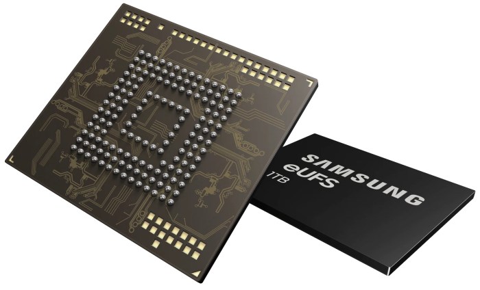 Samsung 1tb flash storage smartphones