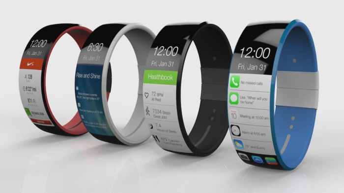 Future apple watch flexible display