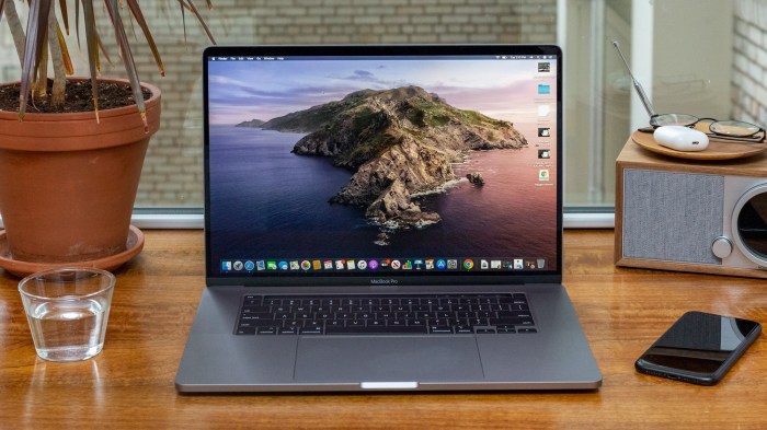 16 inch macbook pro brand new design 2019