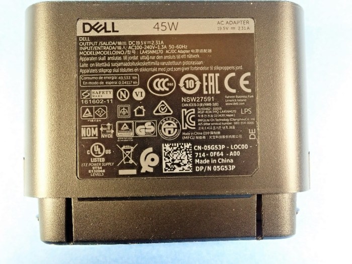Some dell hybrid laptop power adapters recalled