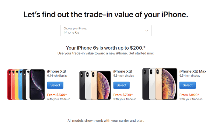 Apple extends iphone xr xs trade in deal