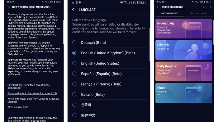 Bixby adds support for more languages