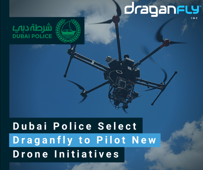 Dubai polices hydrogen drone fly three hours