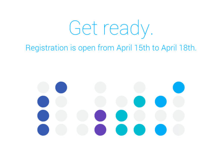 Google io registration open