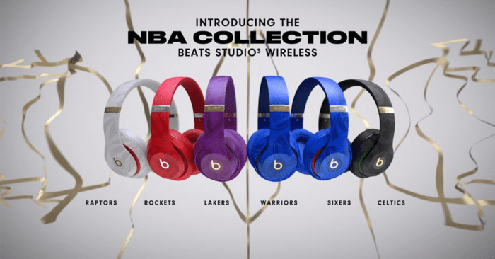 Beats nba collection studio3 wireless headphones