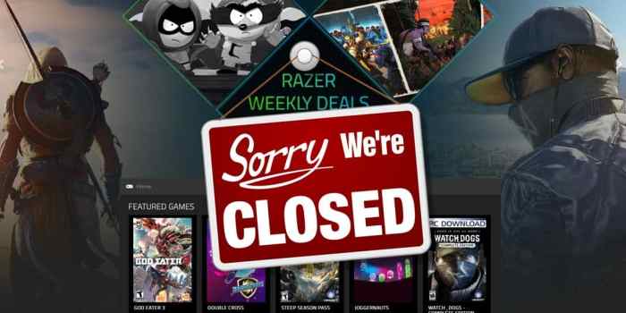 Razer game store to shut down on february 28th