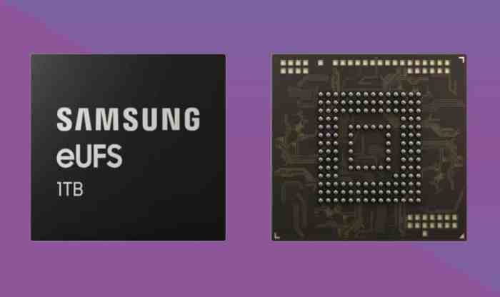 Samsung 1tb flash storage smartphones