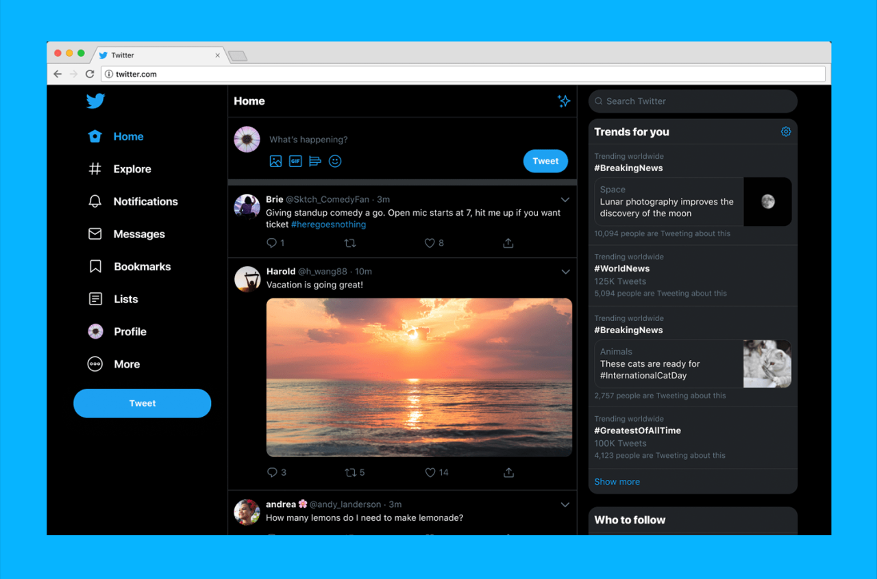 Twitter implement clarify feature