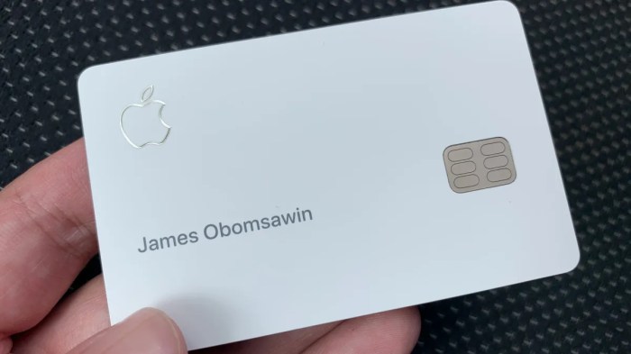 Apple credit card this year