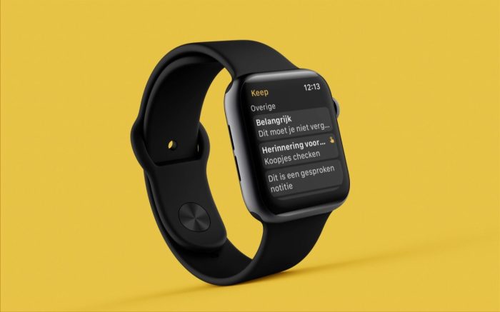 Google keep arrives apple watch