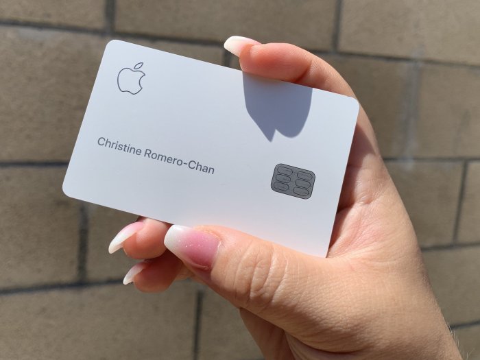 Apple credit card this year