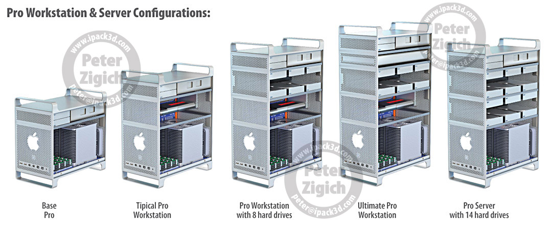 Apple new mac pro stackable design