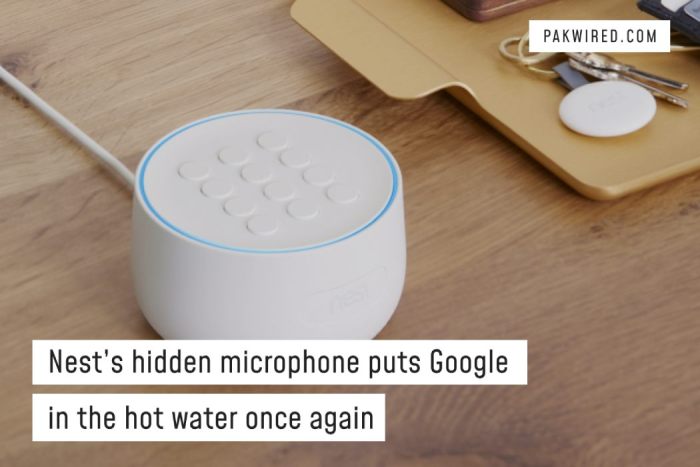 Google nest secures secret microphone never supposed secret