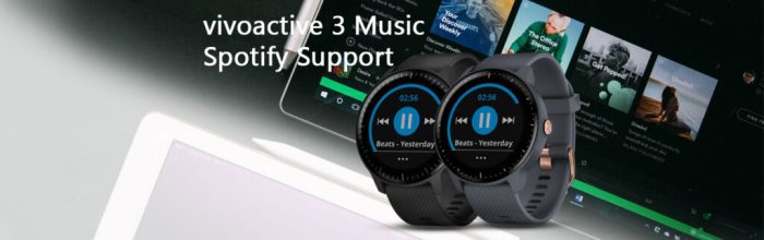 Garmins vivoactive 3 spotify at last