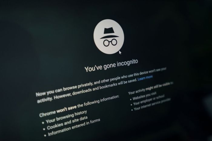 Chrome loophole which enables incognito mode blocking to be fixed