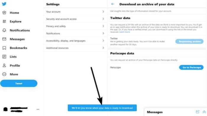 Twitter not deleting direct messages years